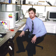 A 1998 photo of Apple software analyst Brent Barlow, who was recently
fired for "thinking too far outside the box."